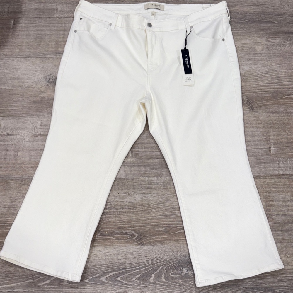 Liverpool White Flared Jeans